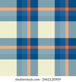 Long fabric check texture, king vector seamless tartan. Layout pattern plaid background textile in cyan and light colors.