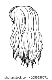 long female hair