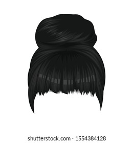 long forelock, Women’s long hairstyle