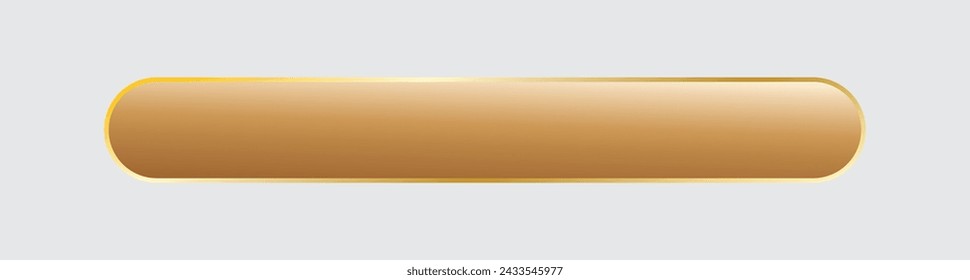 long gold and silver ribbon banners with gold and silver frame on white background