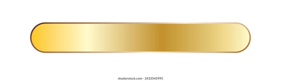 long gold and silver ribbon banners with gold and silver frame on white background