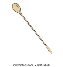 long handle cocktail bar spoon