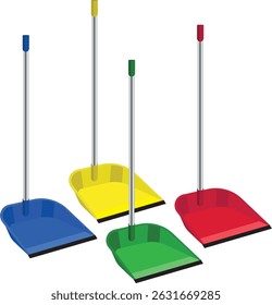 Long Handled Dustpan, plastic dust pan.