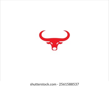 Long horn design , vector  , illustration , skull head silhouette vector illustration, and template.
