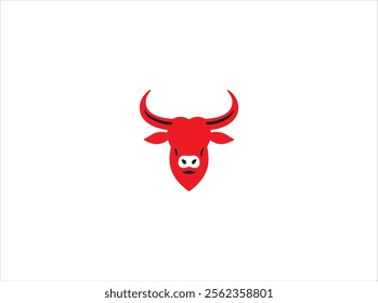 Long horn design , vector , illustration and isolate template .