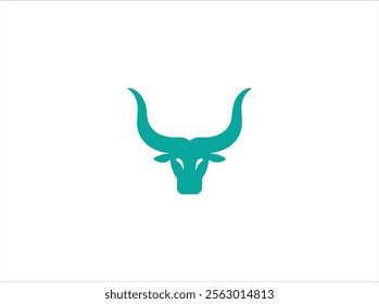 Long horn design, vector , illustration and  isolate template .