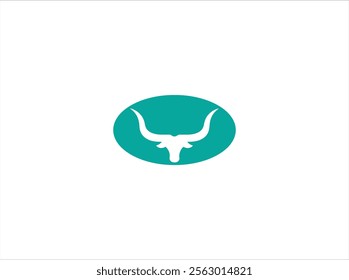 Long horn design, vector , illustration and  isolate template .