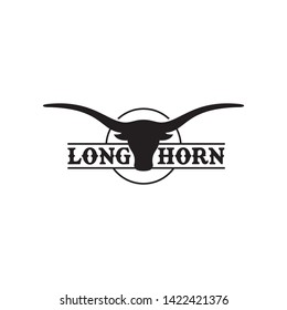 Long Horn Logo Template Vector Illustration