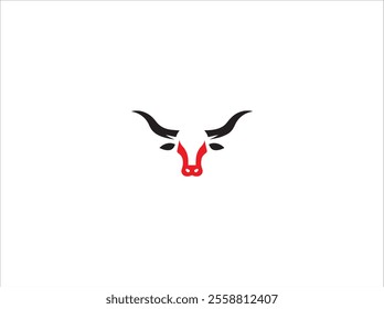 Long horn vector design , illustration and isolate template .