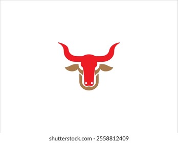 Long horn vector design , illustration and isolate template .