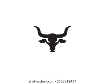 Long horn vector design , illustration and isolate template .