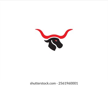 Long horn vector design , illustration , isolate template , which contain a identity .