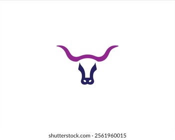 Long horn vector design , illustration , isolate template , which contain a identity .