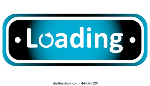 Long icon loading inscription