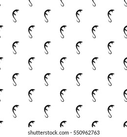 Long iguana pattern. Simple illustration of long iguana vector pattern for web