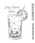 Long island White sketch hand drawn 