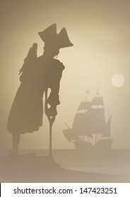 long john comes ashore