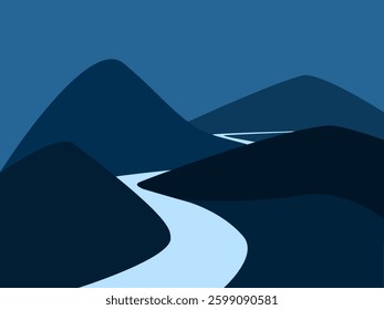 long journey, a mission, a road through many mountains