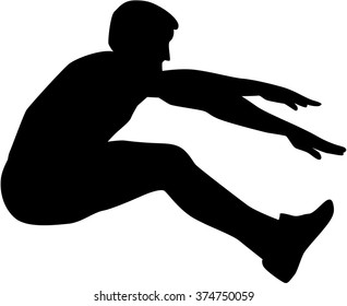 Long Jump silhouette