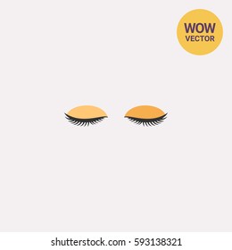 Long lashes icon