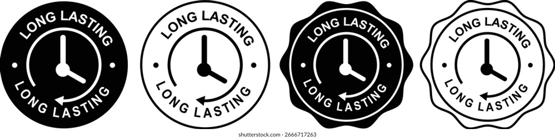 Lang anhaltende Uhren-Badge-Symbole für lange Haltbarkeit