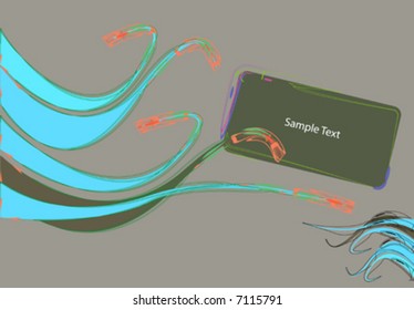 long leaf floral