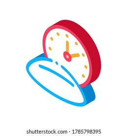 vector de icono de largo uso de lente. signo de desgaste de lente larga isométrica. ilustración de símbolo aislado de color