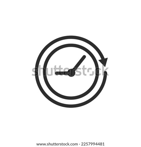 long life time or durable icon vector concept design template web