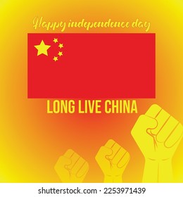 long live china  happy independence day china 