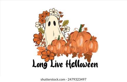 Larga vida Halloween PNG Diseño