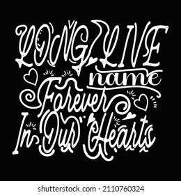 forever in our hearts t shirt