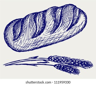 Long loaf. Doodle style