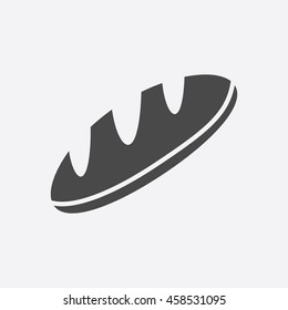 Long loaf icon of vector illustration for web and mobile design