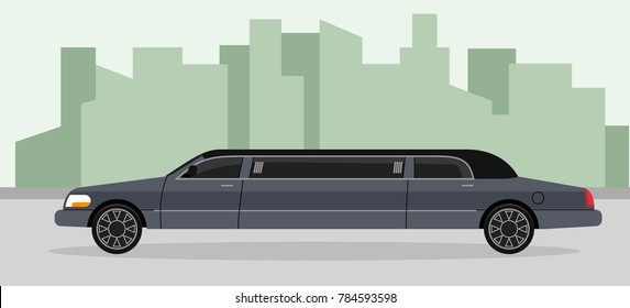 Long Luxury Limousine