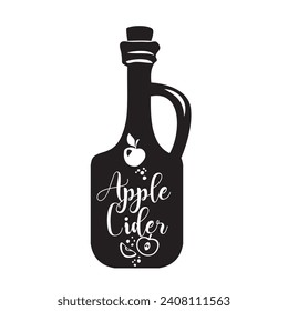 Long neck bottle for apple cider