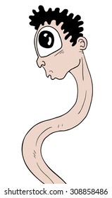 long neck man