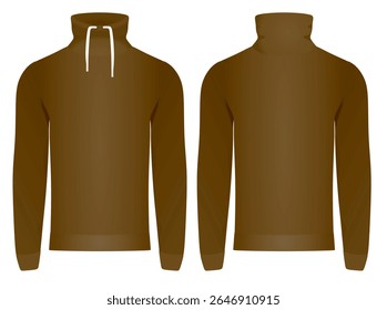 Long neck t shirt. vector illustration	