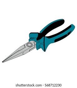 Long nose pliers