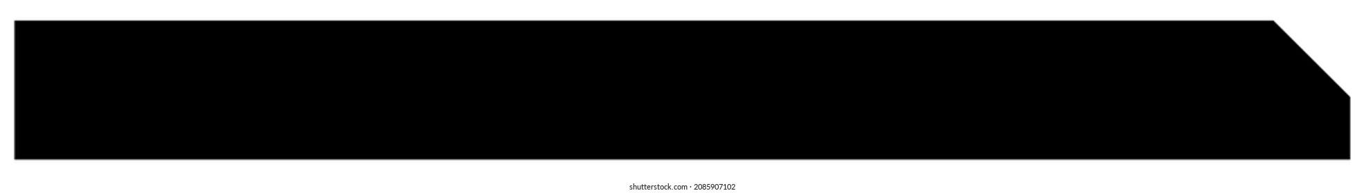 Long, oblong rectangular, rectangle button, banner, plaque shapes, design element