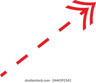 Flecha derecha larga y oblonga, cursor, elemento de puntero, gráfico de Vector de forma
