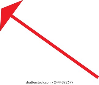 Long, oblong right arrow, cursor, pointer element, shape vector graphic