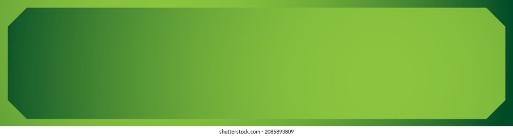 Long, oblong, wide format banner, button plaque and plaquette plate shape