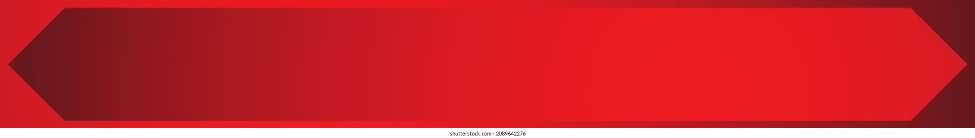 Long, oblong, wide format banner, button plaque and plaquette plate shape