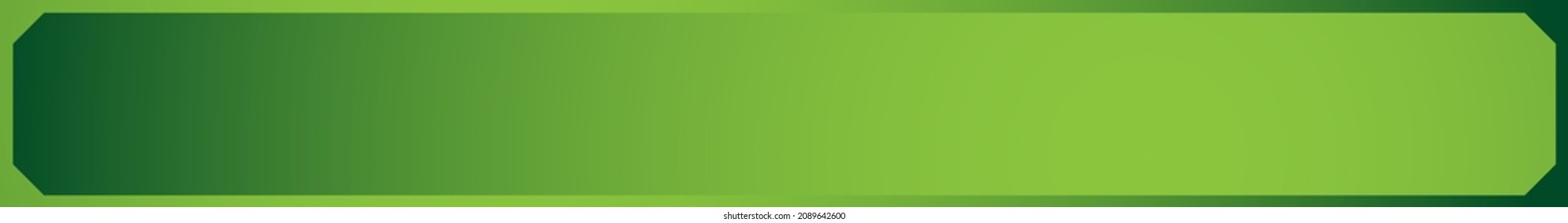Long, oblong, wide format banner, button plaque and plaquette plate shape