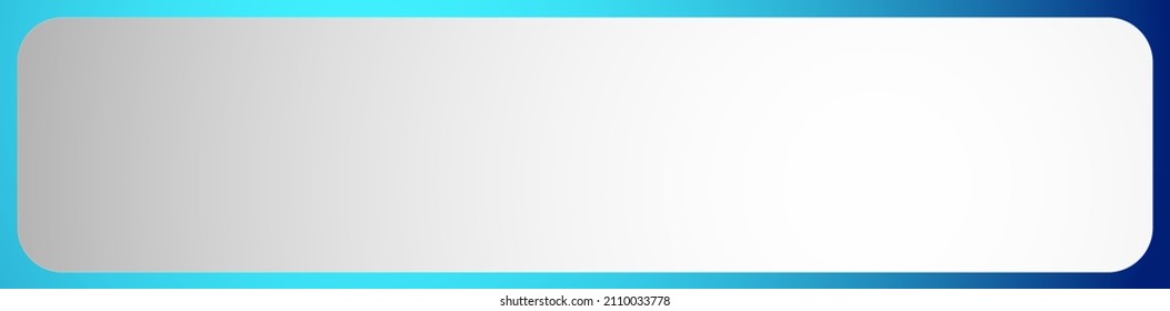 Long, oblong, wide format banner, button plaque and plaquette plate shape