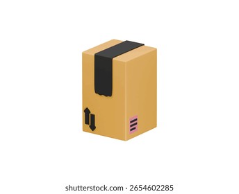 long package icon 3d illustration render