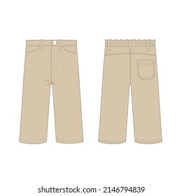 Long-Pant-Jeans-Vektorbild