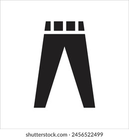 long pants vector icon line template