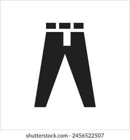 long pants vector icon line template