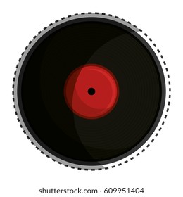 long play disk icon